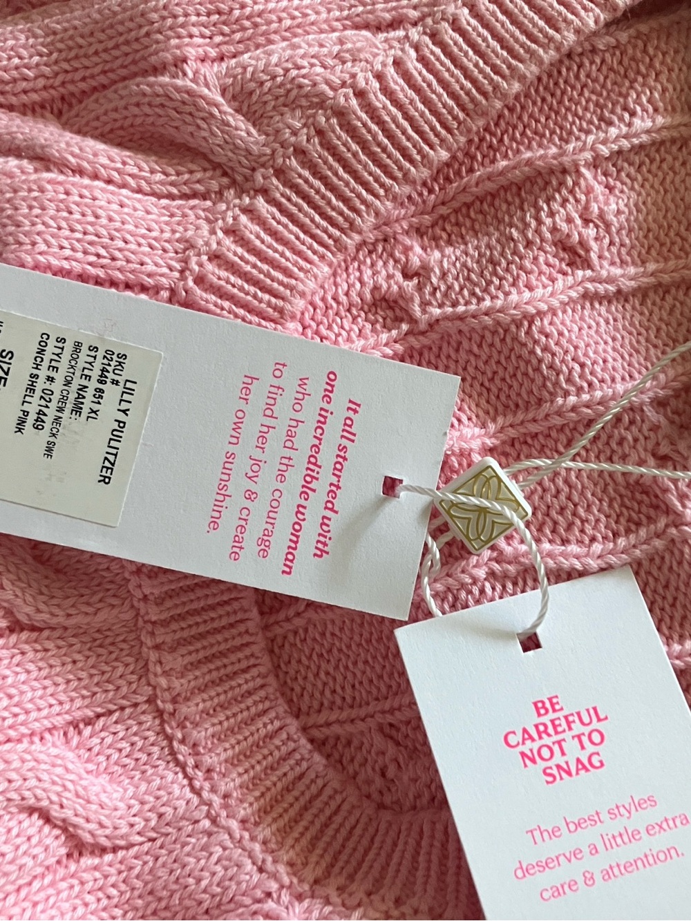 Lilly Pulitzer Brockton Crew Neck Sweater Tank Top NWT!! - Picture 4 of 6